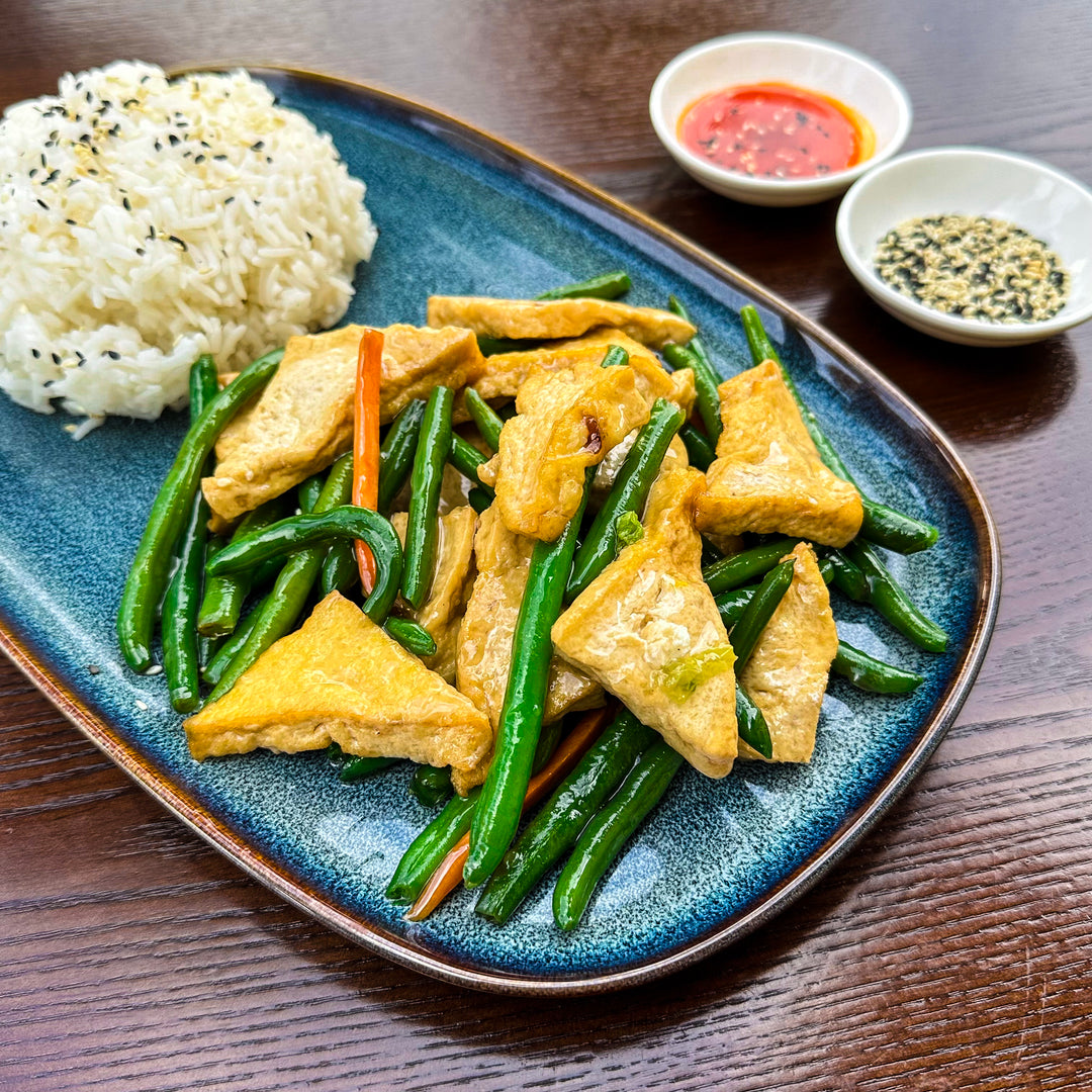 Vegan Tofu mit Bohnen 550g